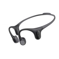 MOJAWA Run Plus Bone Conduction Earphone Black אוזניות אלחוטיות לשחייה וריצה בטכנולוגיית הולכת עצם בצבע שחור